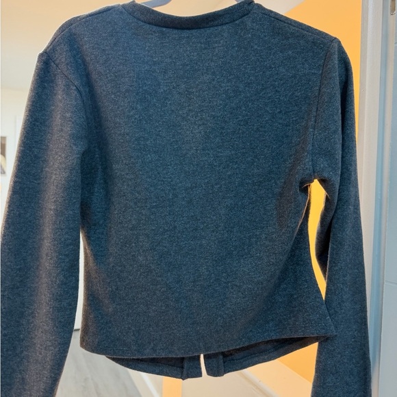 Zara Gray Wide Leg Pants and Cardigan Set - Picture 5 of 5